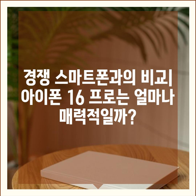 아이폰 16 프로 프로 가격 | 업계 분석가들의 예상