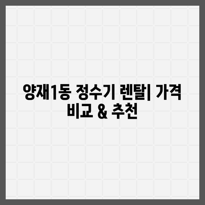 서울시 서초구 양재1동 정수기 렌탈 | 가격비교 | 필터 | 순위 | 냉온수 | 렌트 | 추천 | 직수 | 얼음 | 2024후기