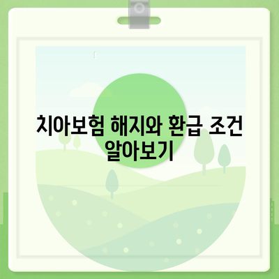 치아보험 가입 핵심 사항 및 면책 기간 살펴보기