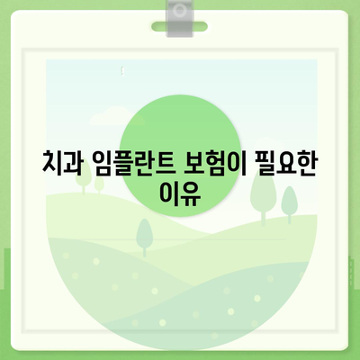 당신의 미소에 투자하세요 | 치과 임플란트 보험 추천