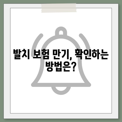 발치 보험 만기 확인과 치아 보철 종류 체크