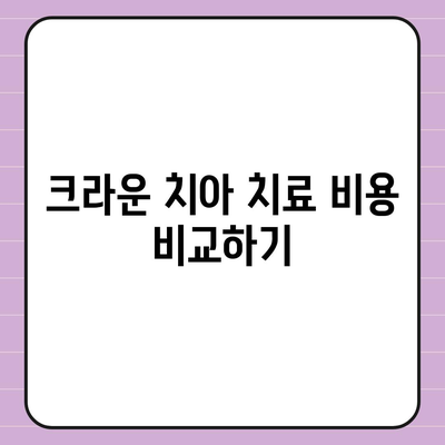 크라운 치아 치료 가성비 좋은 플랜 모음