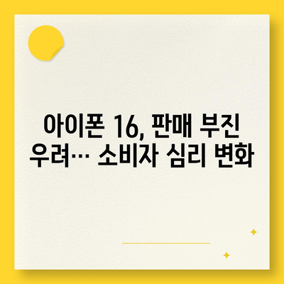 아이폰 15 구입자 논란과 아이폰 16 판매 우려