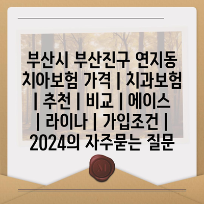 부산시 부산진구 연지동 치아보험 가격 | 치과보험 | 추천 | 비교 | 에이스 | 라이나 | 가입조건 | 2024