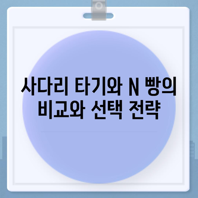 카카오톡 돈 뿌리기 종료 후 | 사다리 타기와 N 빵 방법