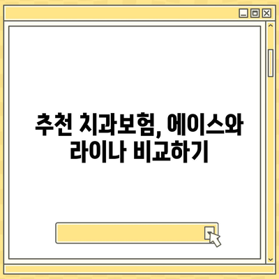 경기도 양평군 서종면 치아보험 가격 | 치과보험 | 추천 | 비교 | 에이스 | 라이나 | 가입조건 | 2024