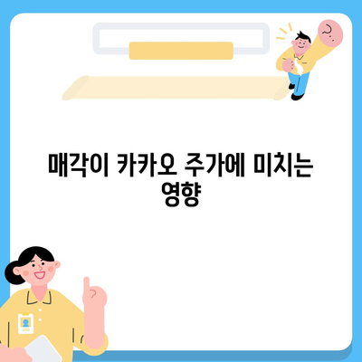 카카오계열사 매각과 카카오 주가 전망