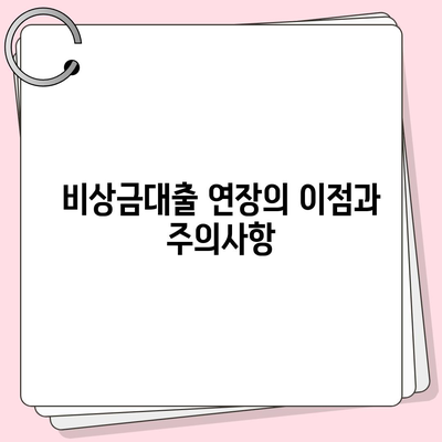 카카오뱅크 비상금대출 연장