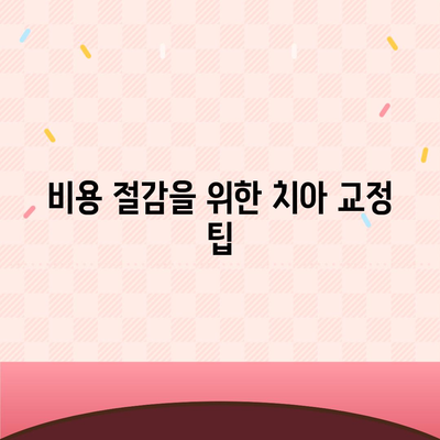 치아 교정 비용에 관한 모든 것을 아는 것