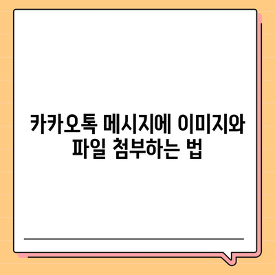 카카오톡 메시지