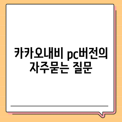 카카오내비 pc버전