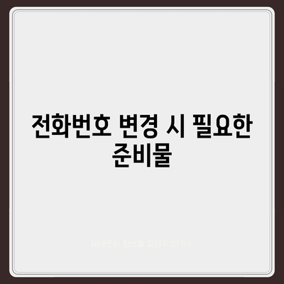 카카오톡 전화번호 간편 변경 가이드