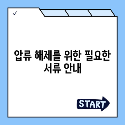 카카오뱅크 통장 압류 해제 꿀팁