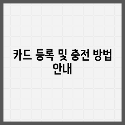 모바일 교통카드 K패스 발급 안내 | 카카오페이 앱 활용하기