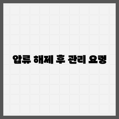 카카오뱅크 통장 압류 해제 꿀팁