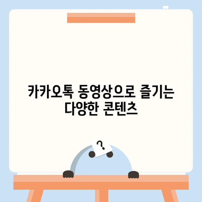 카카오톡 동영상