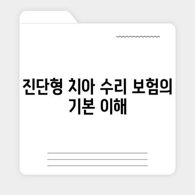 진단형 치아 수리 보험 가입 전 보장 내용 파악하기