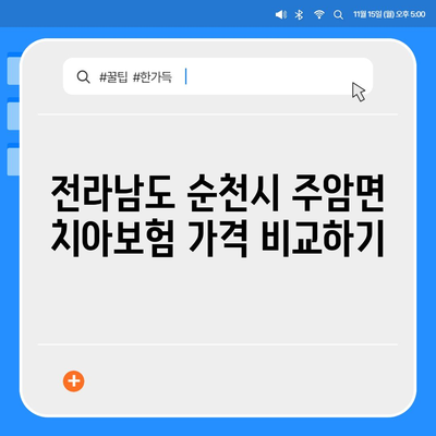 전라남도 순천시 주암면 치아보험 가격 | 치과보험 | 추천 | 비교 | 에이스 | 라이나 | 가입조건 | 2024