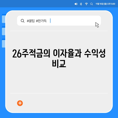 카카오뱅크 pc버전 26주적금