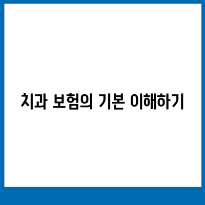 신규 치과 보험 가입 꿀팁 가이드