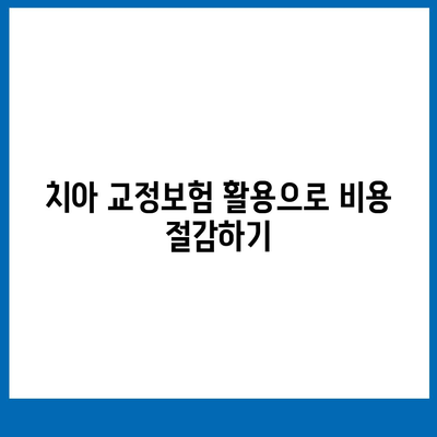 치과 비용 지불의 부담을 줄이는 치아 교정 비용 절감 핵심