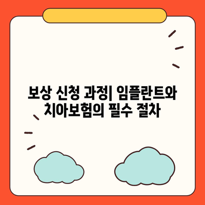 치아보험 임플란트 및 보상 확인