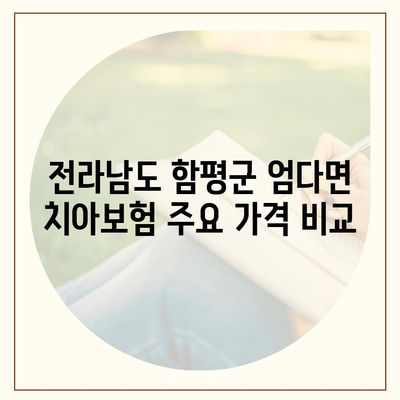 전라남도 함평군 엄다면 치아보험 가격 | 치과보험 | 추천 | 비교 | 에이스 | 라이나 | 가입조건 | 2024