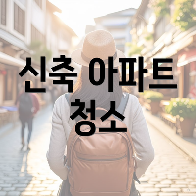 신축 아파트 청소