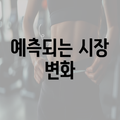 예측되는 시장 변화