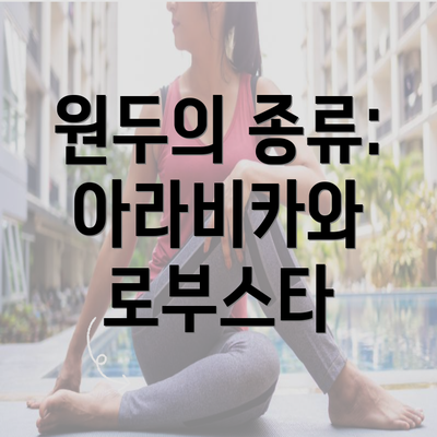 원두의 종류: 아라비카와 로부스타