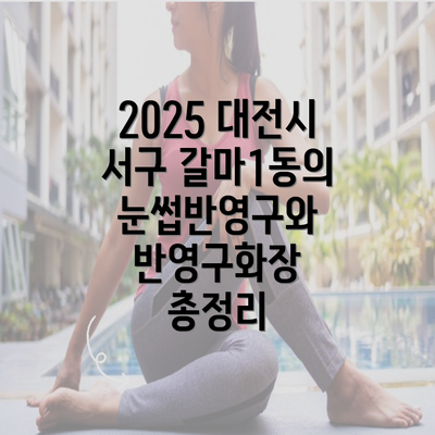 2025 대전시 서구 갈마1동의 눈썹반영구와 반영구화장 총정리