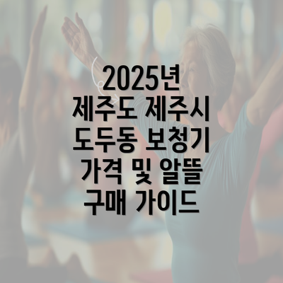 2025년 제주도 제주시 도두동 보청기 가격 및 알뜰 구매 가이드