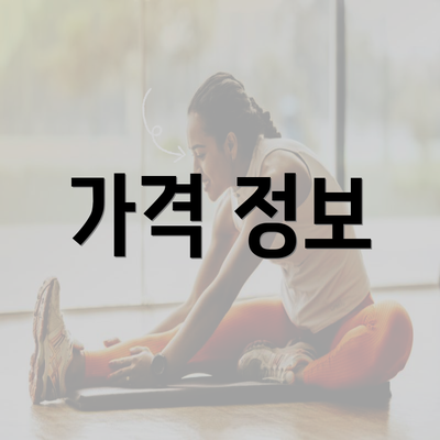 가격 정보