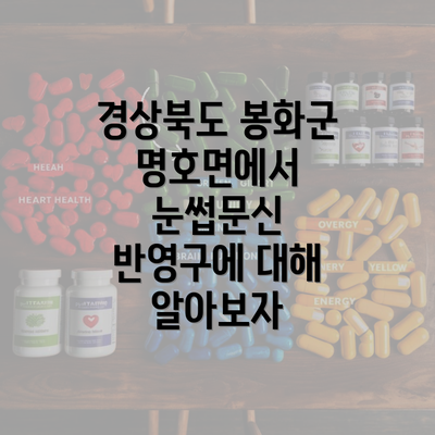 경상북도 봉화군 명호면에서 눈썹문신 반영구에 대해 알아보자