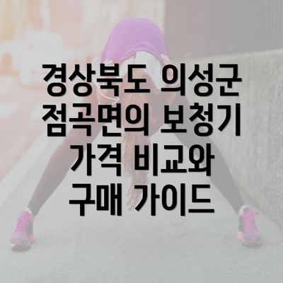 경상북도 의성군 점곡면의 보청기 가격 비교와 구매 가이드