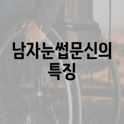 남자눈썹문신의 특징