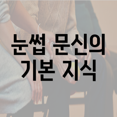 눈썹 문신의 기본 지식