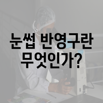 눈썹 반영구란 무엇인가?