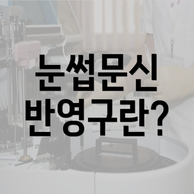 눈썹문신 반영구란?