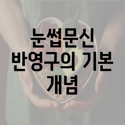 눈썹문신 반영구의 기본 개념