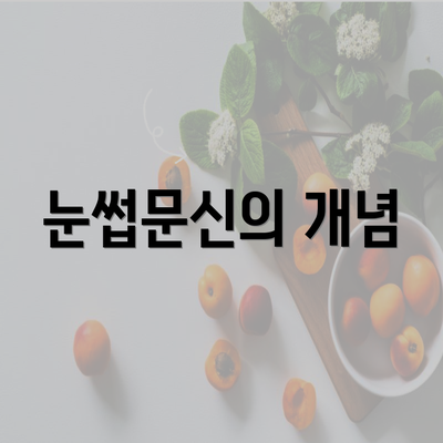 눈썹문신의 개념