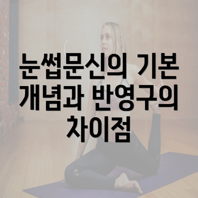 눈썹문신의 기본 개념과 반영구의 차이점