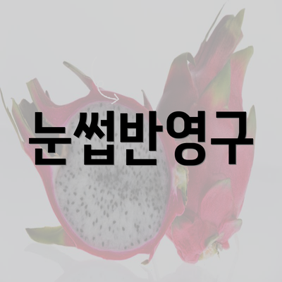 눈썹반영구