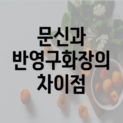 문신과 반영구화장의 차이점