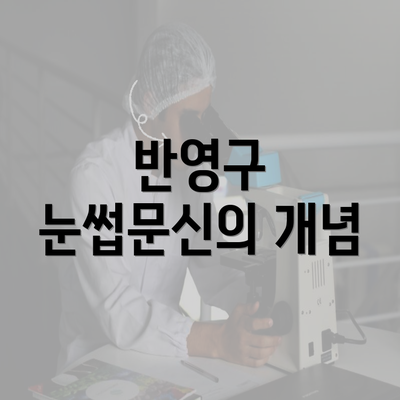 반영구 눈썹문신의 개념