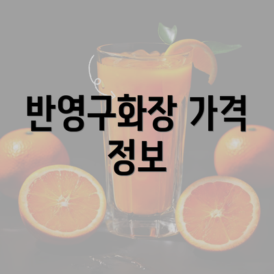 반영구화장 가격 정보