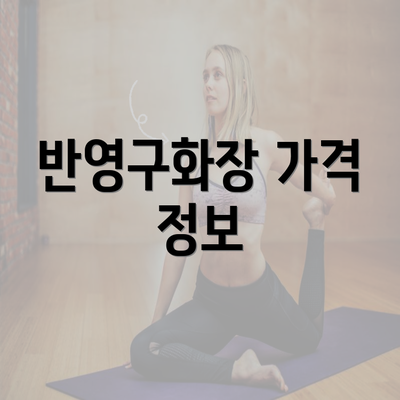 반영구화장 가격 정보