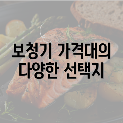 보청기 가격대의 다양한 선택지