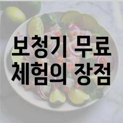 보청기 무료 체험의 장점