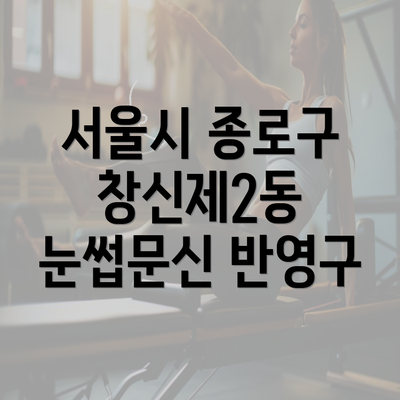 서울시 종로구 창신제2동 눈썹문신 반영구